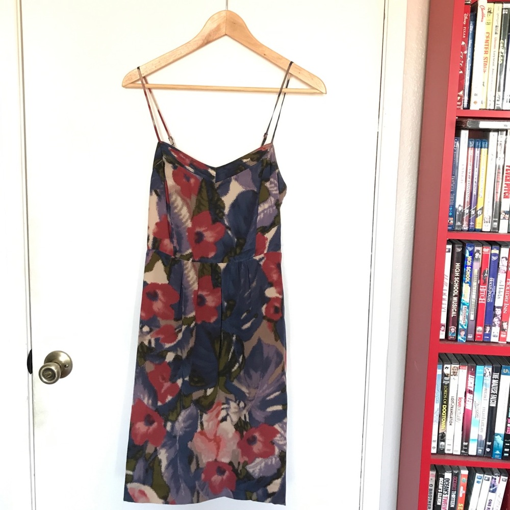 Floral Silk Dress